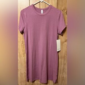 NWT Women’s Lululemon Classic-Fit T-Shirt Dress Pink Size 6